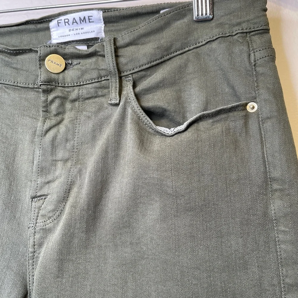 FRAME | Le Skinny De Jeanne Mid Rise Designer Jeans Jeggings Stretchy Pants - Picture 6 of 13